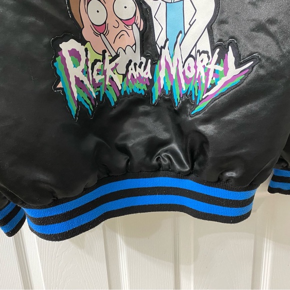 Rick And Morty varsity Jacket, vintage Rick and Morty Jacket, Men’s size medium - Picture 7 of 9